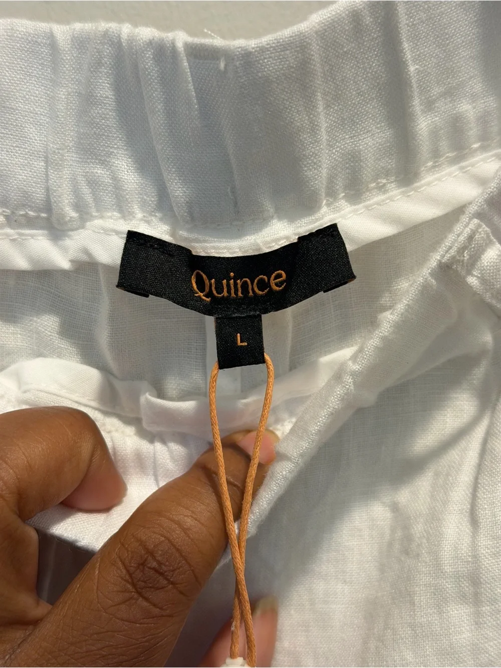 NWT Quince 100% European Linen Pants size Large